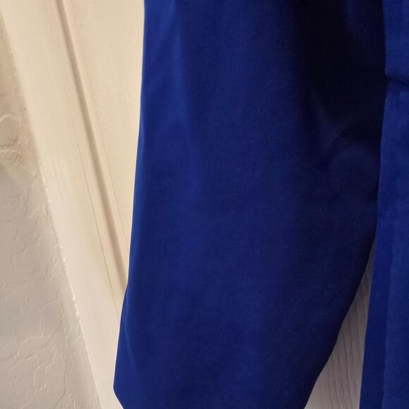 Sachin & Babi Blue Patrizia Bateau Asymmetrical Hem Midi Sheath Dress Size 14 - Picture 9 of 16